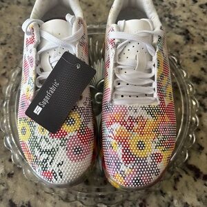 No Bull Super fabric runner shoes full floral size 6